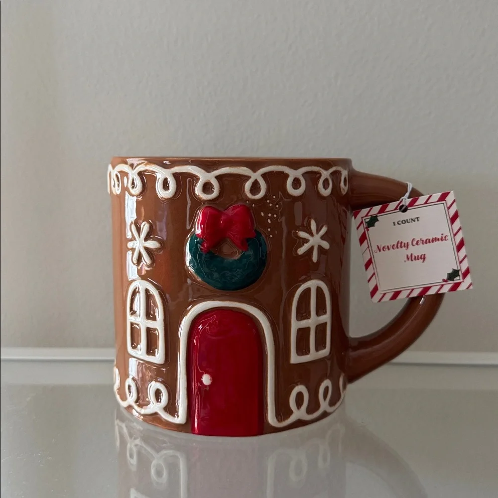 Gingerbread house ceramic Christmas holiday mug Target Bullseye Playground 2025